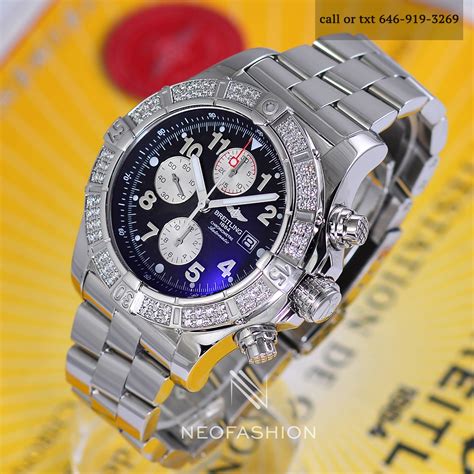 buy breitling super avenger diamond bezel|breitling super avenger bezel.